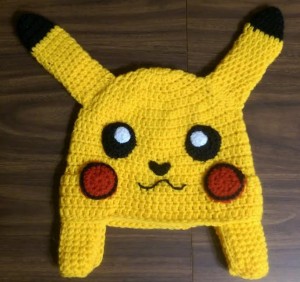 This is an adorable Pokemon inspired Pikachu - like hat