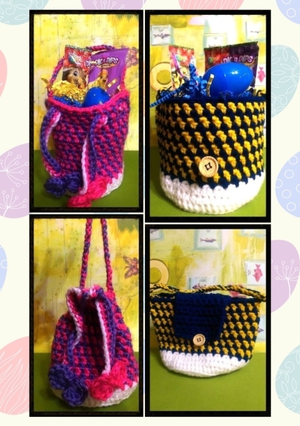Free crochet Easter basket pattern