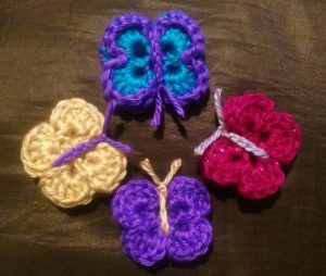 3D Butterfly Kisses Applique Pattern