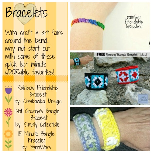 Crochet Bracelets Bangles