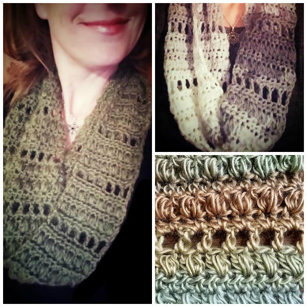 Archway Infinity Dress Scarf Free Crochet Pattern