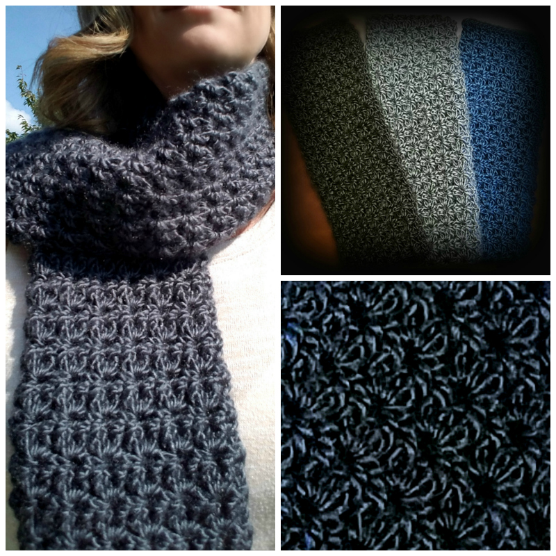 Stormy Waters Crochet Infinity Scarf Pattern - FREE