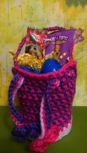 Free Crochet Easter Basket Girls Pattern