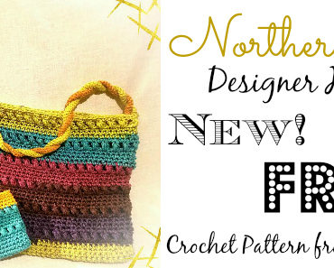 New Bernat Pops Inspiration to Northern Lights Handbag Pattern from YarnWars!