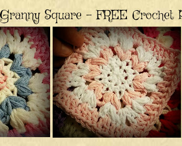 Heart to Heart Granny Square New FREE Crochet Pattern
