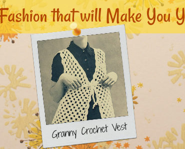 Vintage Granny Crochet Vest Pattern – FREE