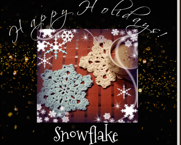 Simple Snowflake Crochet Pattern by YarnWars