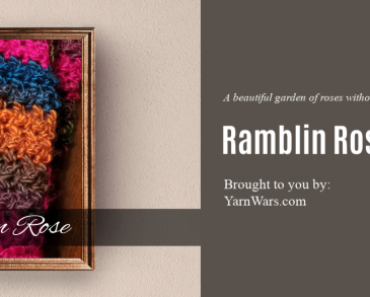 Ramblin Rose Crochet Scarf Pattern