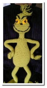 free crochet grinch inspired doll pattern