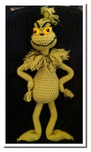 free crochet mr. grinch inspired doll pattern